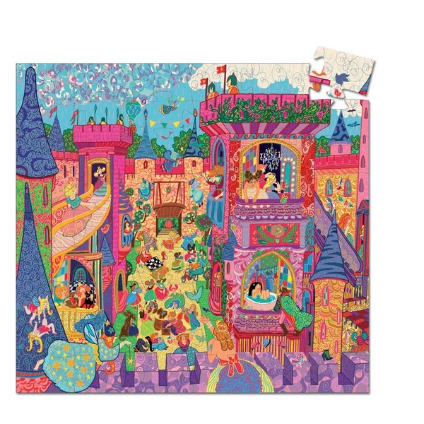 Djeco The Fairy Castle 54 pcs Silhouette Puzzle