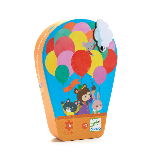 Djeco Hot Air Balloon Silhouette Puzzle