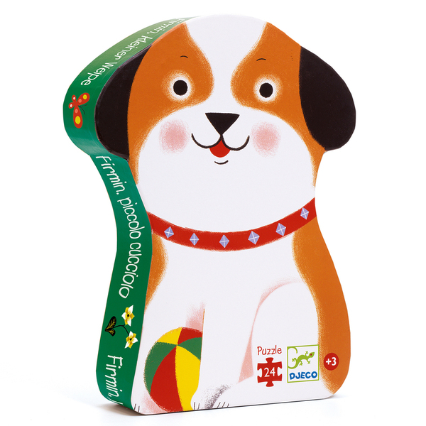 Djeco Little Puppy Firmin 24pcs Silhouette Puzzle