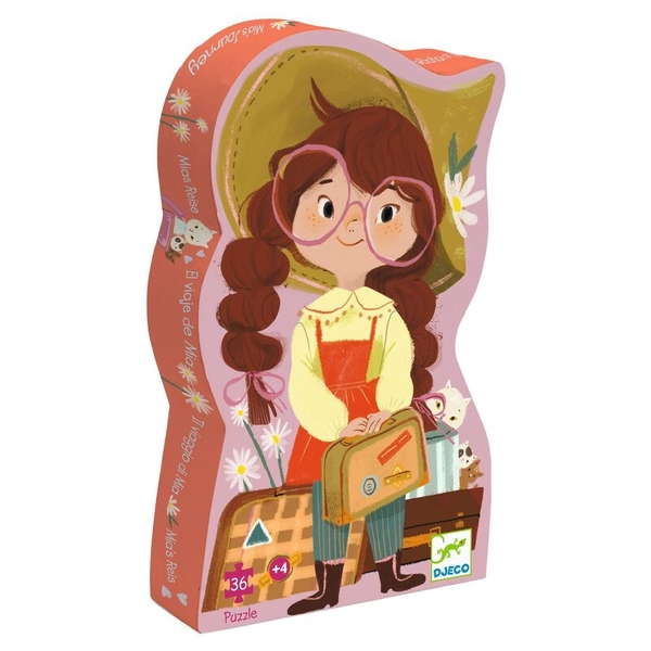 Djeco Mia's Journey 36 Piece Silhouette Puzzle