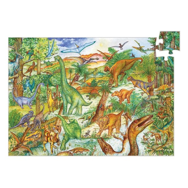 Djeco Observation Puzzle Dinosaurs 100pcs