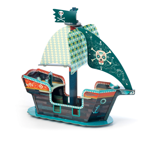 Djeco Pop To Play Pirate Boat