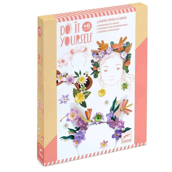 Djeco Do It Yourself Flower Friends Headbands