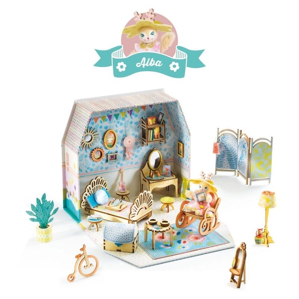 Djeco Alba Mi House Model-making Home Kit
