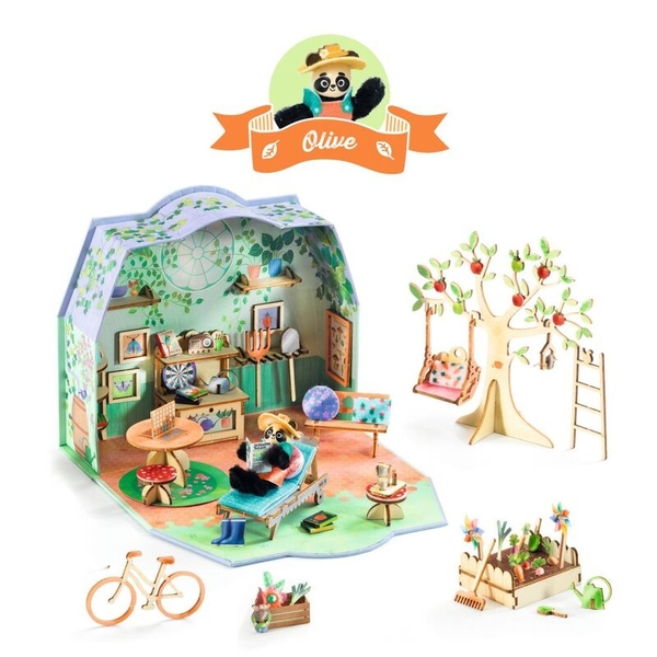 Djeco Olive Mi House Model-making Home Kit