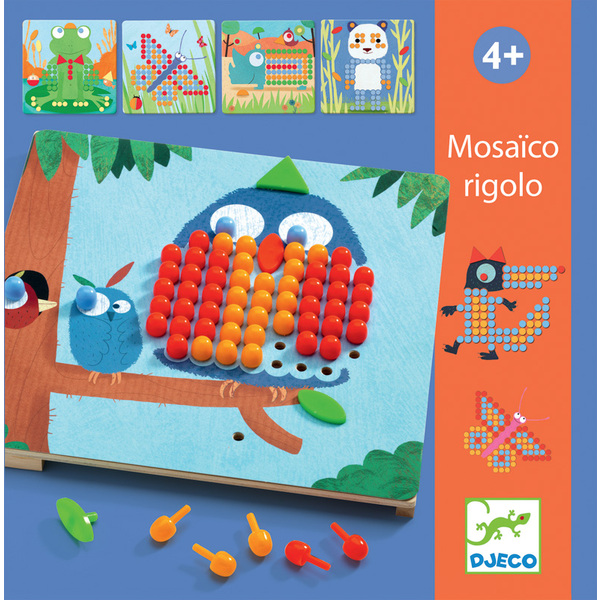 Djeco Rigolo Mosaico Peg Board