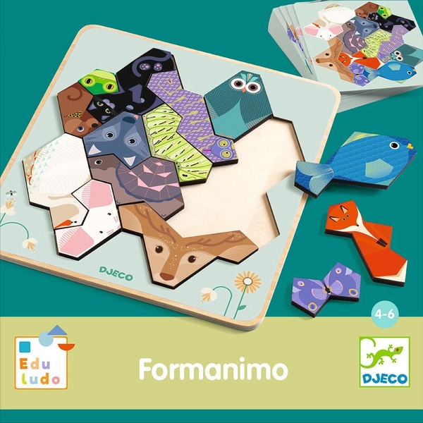 Djeco Form Animo Animal Geometry Game