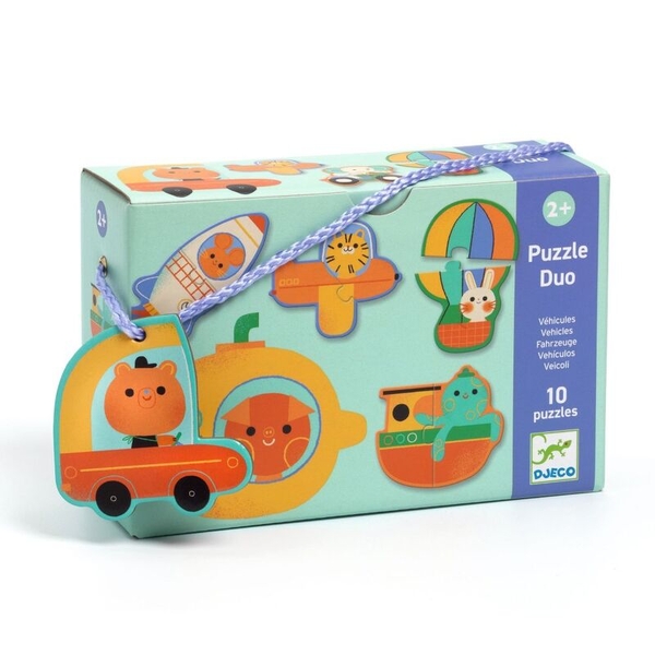Djeco Duo Vehicles 20pc Puzzle