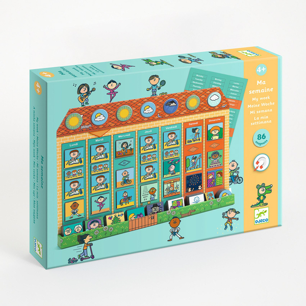 Djeco My Week Giant Magnetic Board Game
