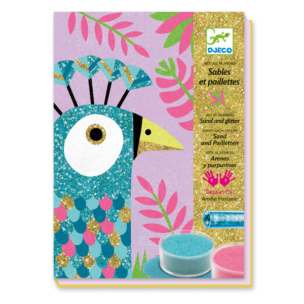 Djeco Dazzling Birds Coloured Sand