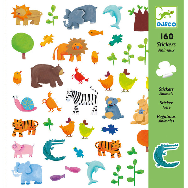 Djeco Deco Stickers Animals