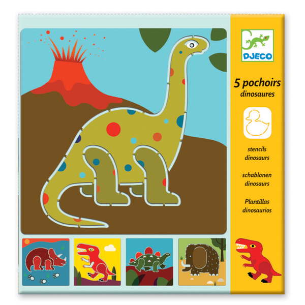 Djeco Stencils Dinosaurs