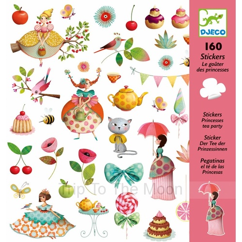 Djeco Stickers Princesses Tea Party