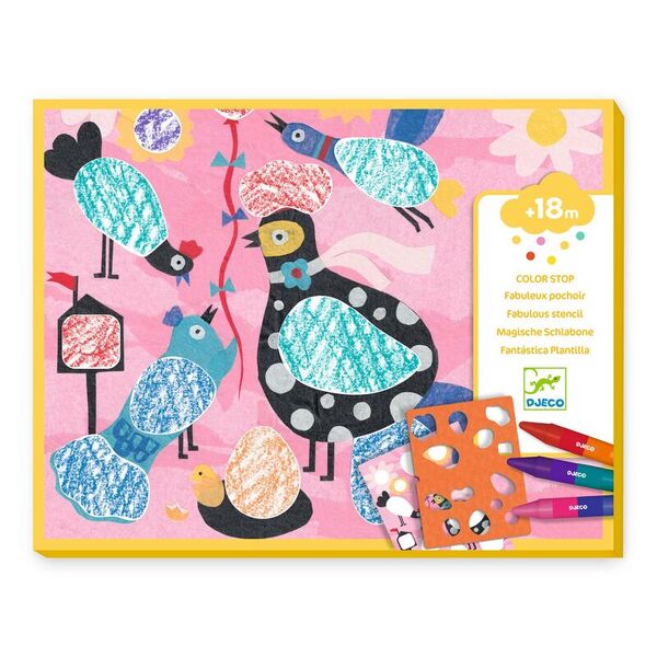 Djeco Birdie and Co Colouring Set