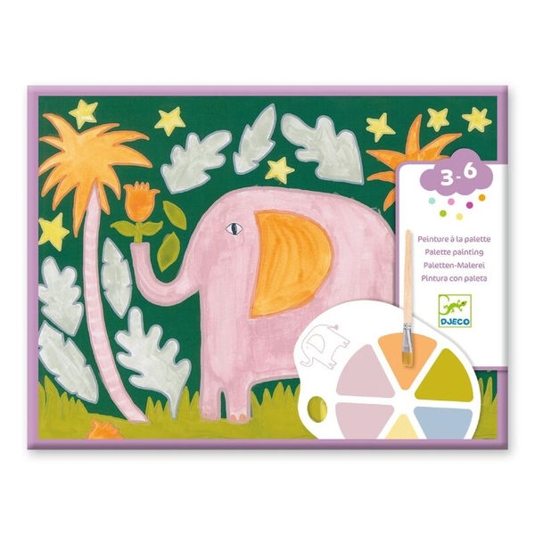 Djeco Wild Ones Animal Painting Set With Palette
