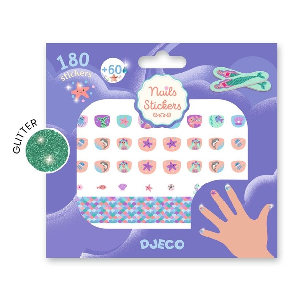Djeco Soft Seas Nail Sticker Activity Set