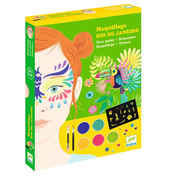 Djeco Rio de Janerio Face Painting Activity Kit