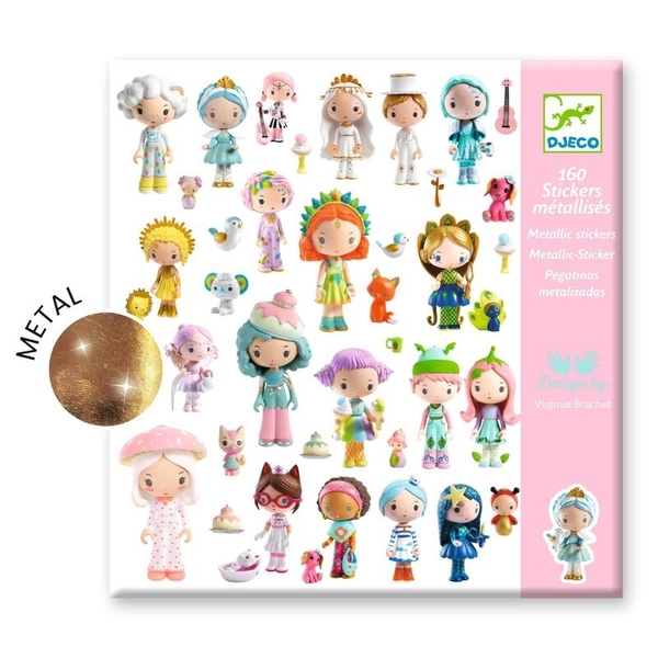 Djeco 160 Tinyly Metallic Stickers