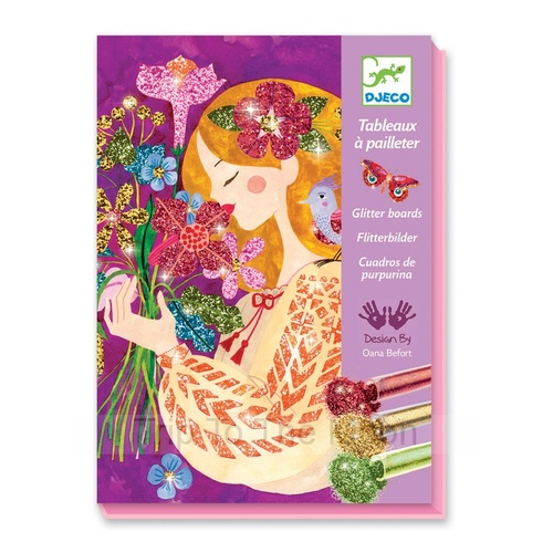 Djeco Scent of Flowers Glitter Board