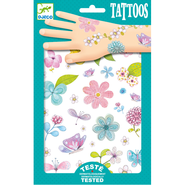 Djeco Fair Flowers of the Field Tattoos