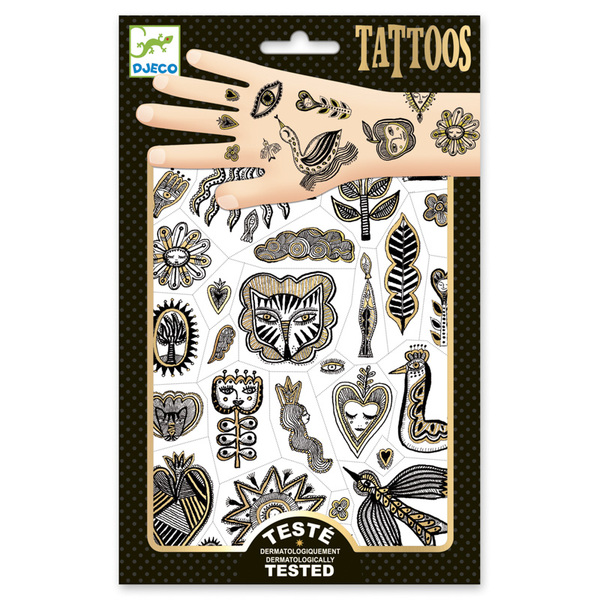 Djeco Golden Chic Metallic Tattoos