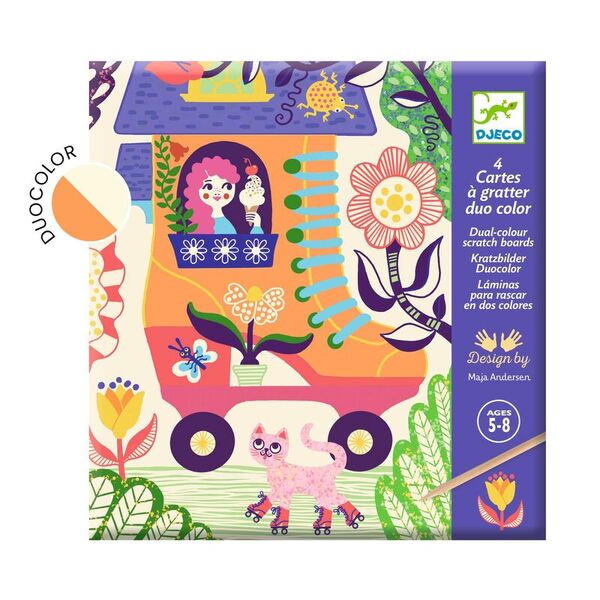 Djeco Wacky House Scratch Cards