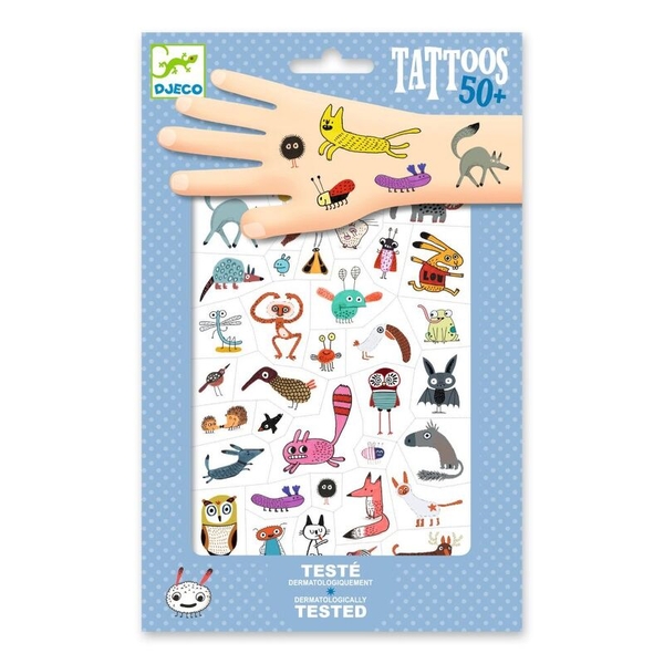 Djeco 50+ Little Critters Tattoos