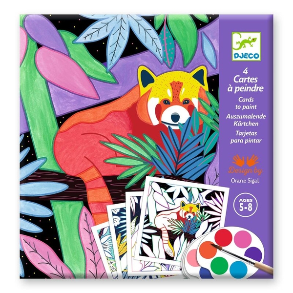 Djeco Jungle Selva Guided Painting Art Kit