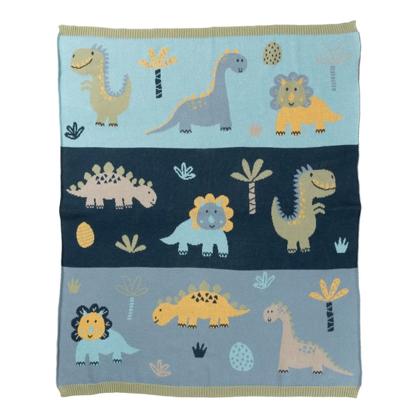 Indus Derry Dino Baby Blanket