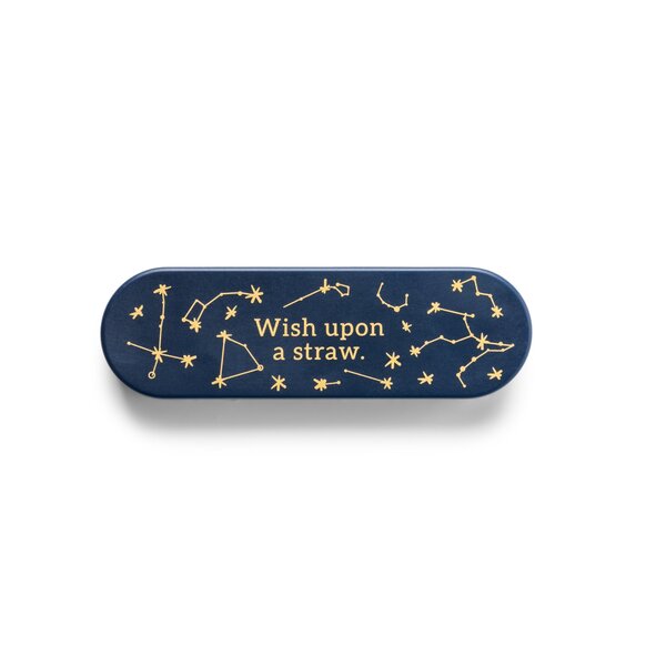 Designworks Ink Wish Upon a Straw Portable Straw