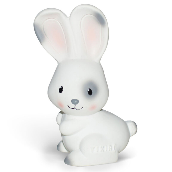 Tikiri Rubber Bunny Teether Rattle & Bath Toy