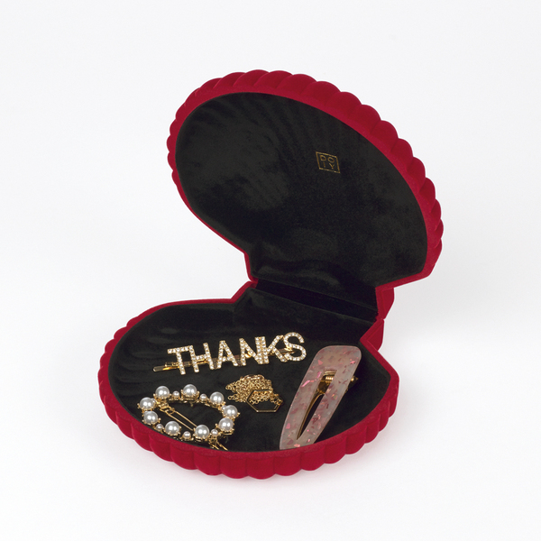 DOIY Venus Shell Jewellery Box Red
