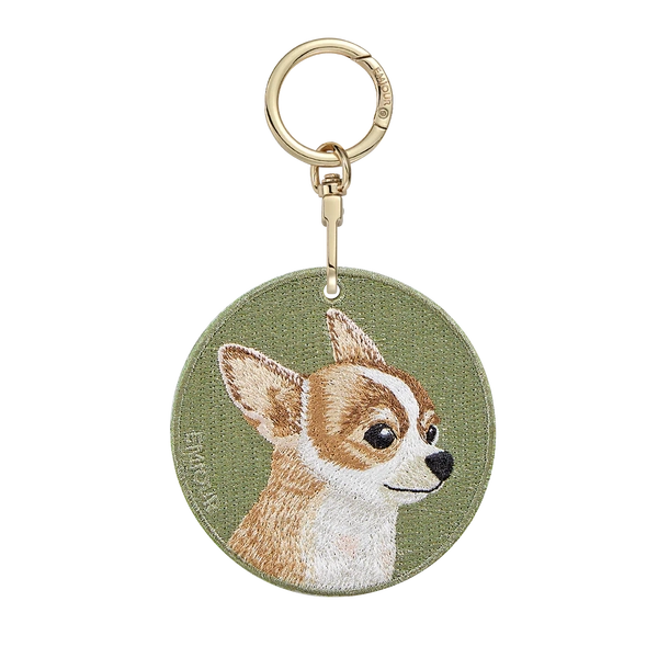 Emjour Embroidered Keychain - Chihuahua