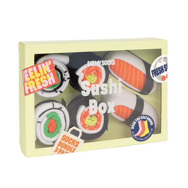 Eat My Socks Sushi Box (3 pairs)