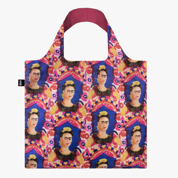LOQI reusable shopping bag musuem collection Frida Khalo The Frame Self Portrait