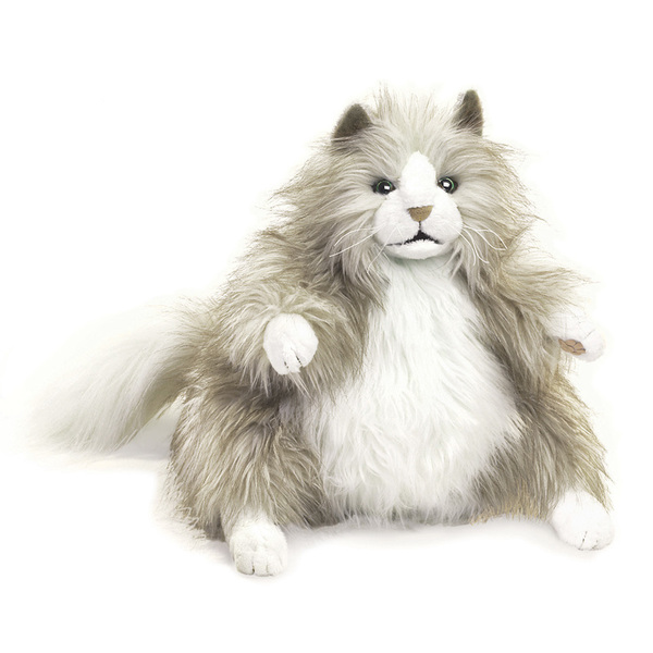 Folkmanis Fluffy Cat Puppet