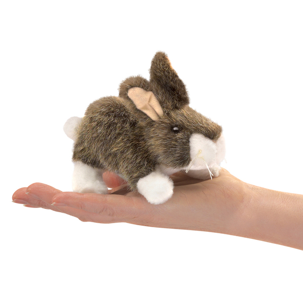 Folkmanis Mini Cotton Tail Rabbit Finger Puppet