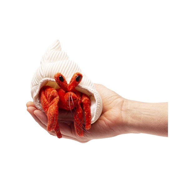 Folkmanis Hermit Crab Finger Puppet