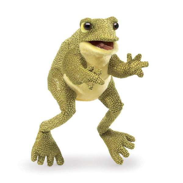 Folkmanis Funny Frog Puppet