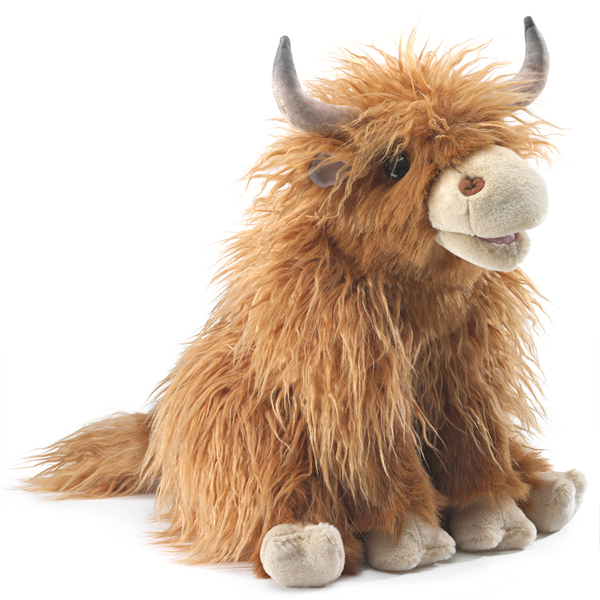 Folkmanis Highland Cow Hand Puppet