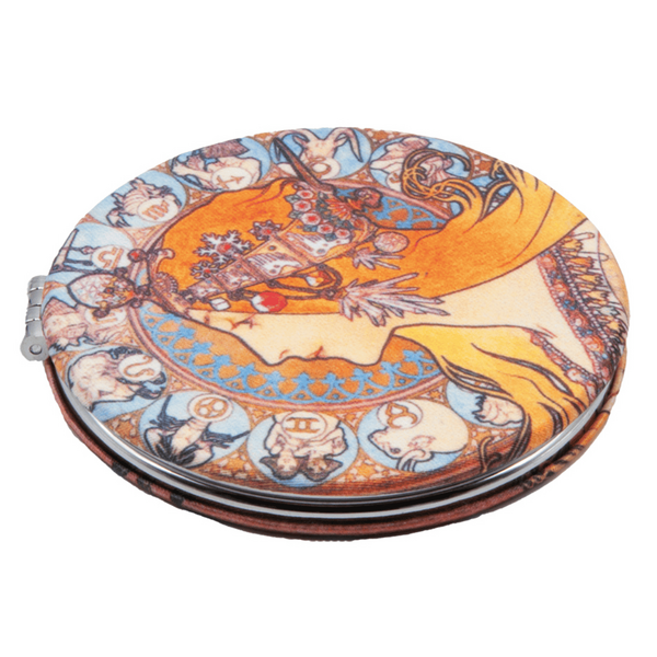 Pocket Mirror – Art Nouveau – Zodiac