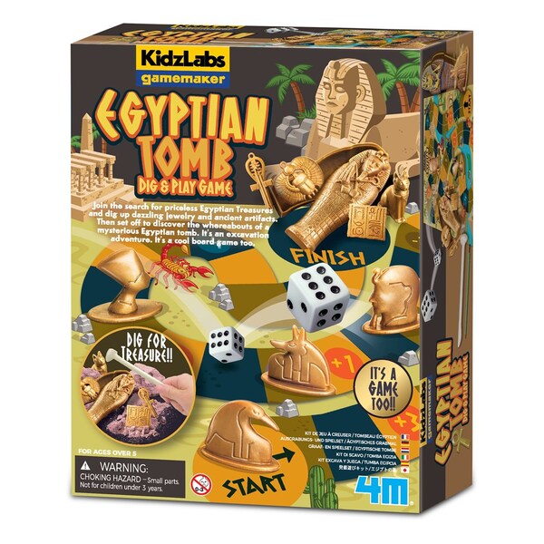 4M KidzLabs Gamemaker Dig & Play Egyptian Tomb