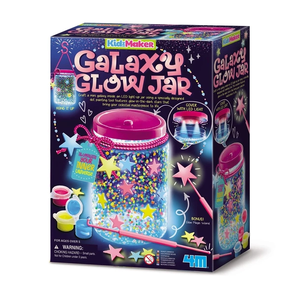 KidzMaker Galaxy Glow Jar