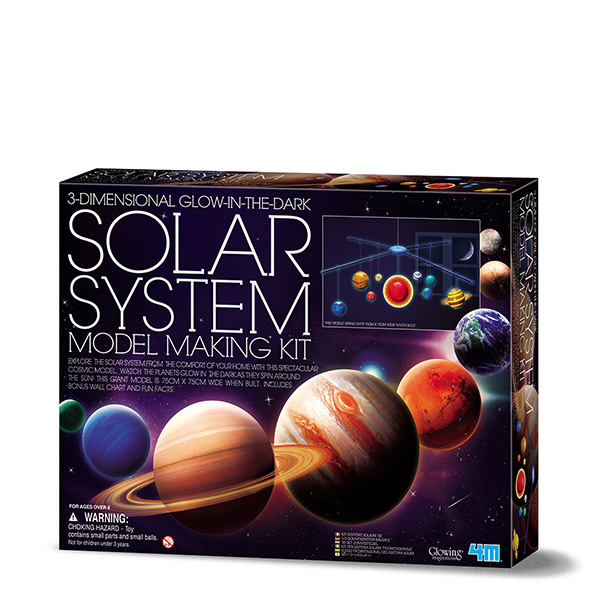 3D Glow Solar System Model Making Kit