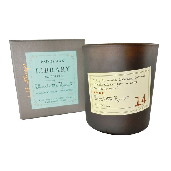 Paddywax Library Candle Charlotte Bronte
