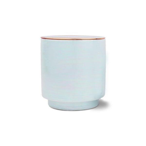 Paddywax Glow Iridescent Ceramic with Copper Lid Scented Candle Sea Salt and Plumeria