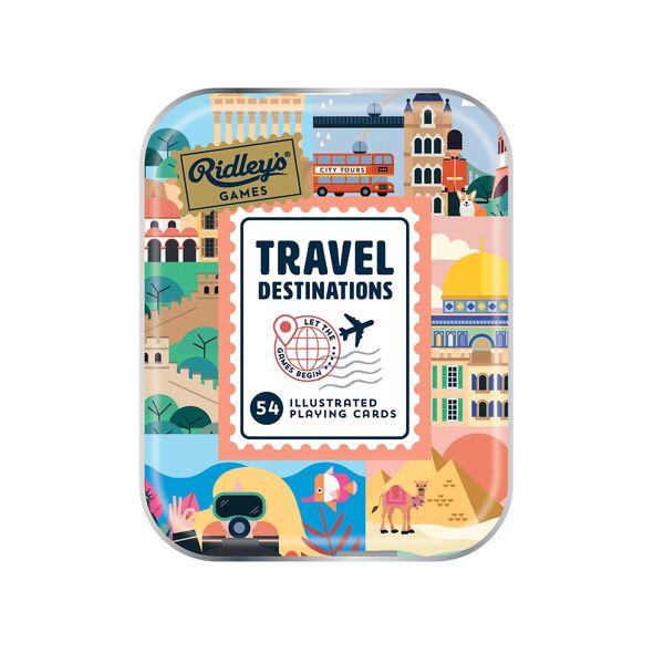 Ridley's Travel Destinations Playing Cards