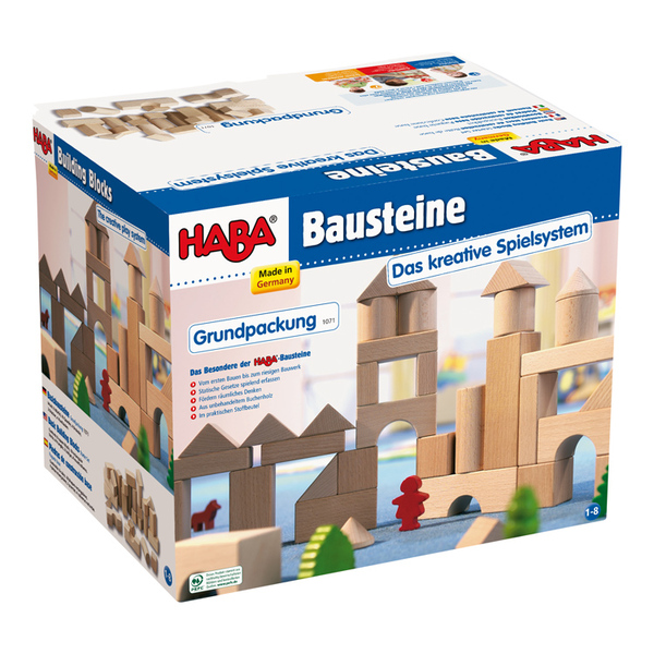 HABA Natural Wood Stacking Blocks