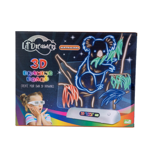 3D Illuminate Draw Board Australiana