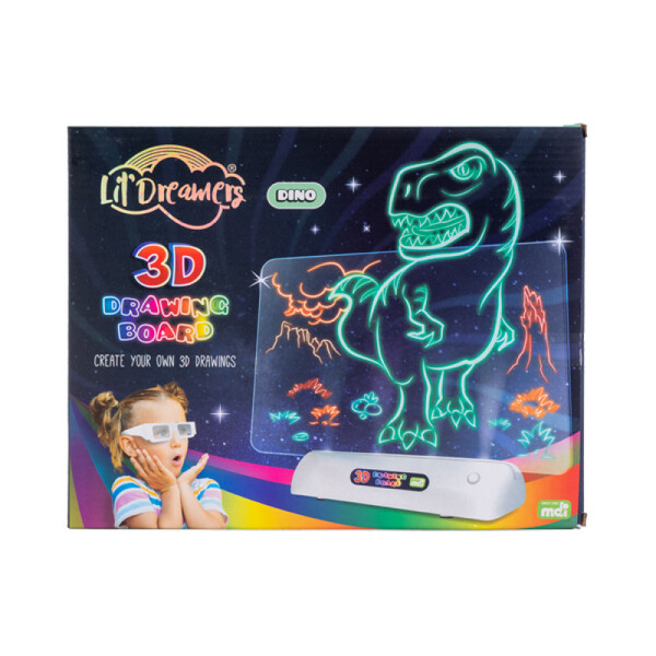 Lil'Dreamer 3D Illuminate Draw Board Dino